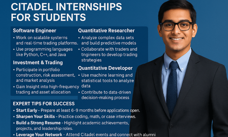 citadel internships